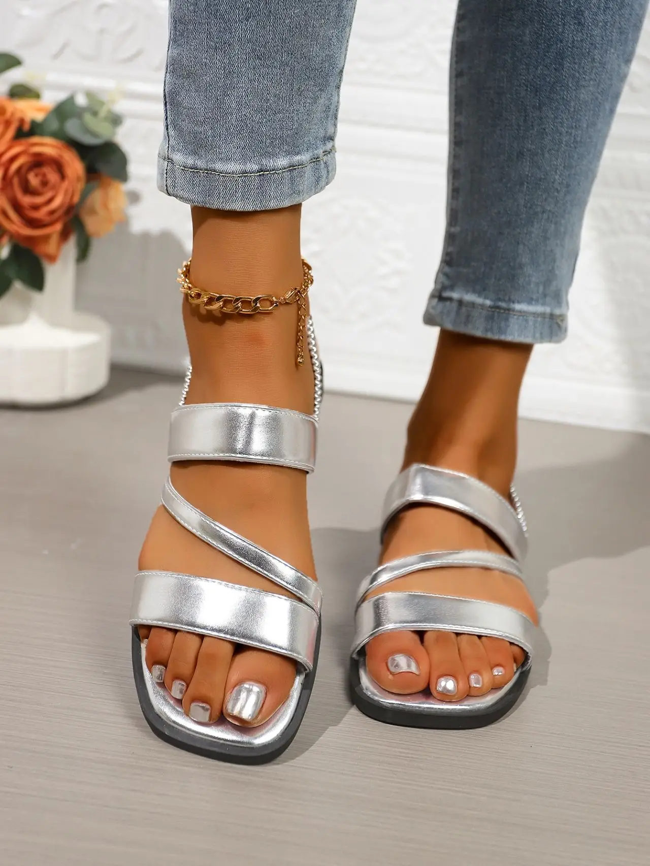 Women Cross-Border Roman Sandals Plus Size 2025 — feature 47