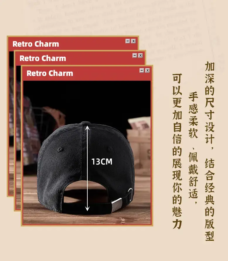 2025 Ripped Washed Black Baseball Cap "Grazey" Logo — feature 16