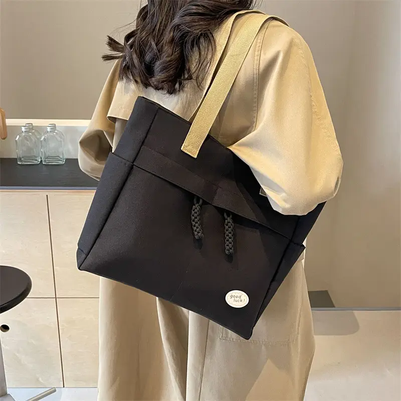 New Large Capacity Nylon Shoulder Bag for Business Travel Durable Ruiying Tote Bag Lightweight Women's Handbag - Image 5
