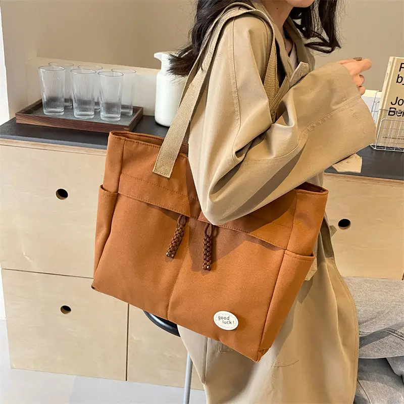 New Large Capacity Nylon Shoulder Bag for Business Travel Durable Ruiying Tote Bag Lightweight Women's Handbag - Image 6