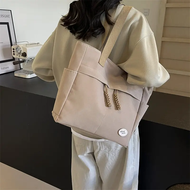 New Large Capacity Nylon Shoulder Bag for Business Travel Durable Ruiying Tote Bag Lightweight Women's Handbag - Image 8