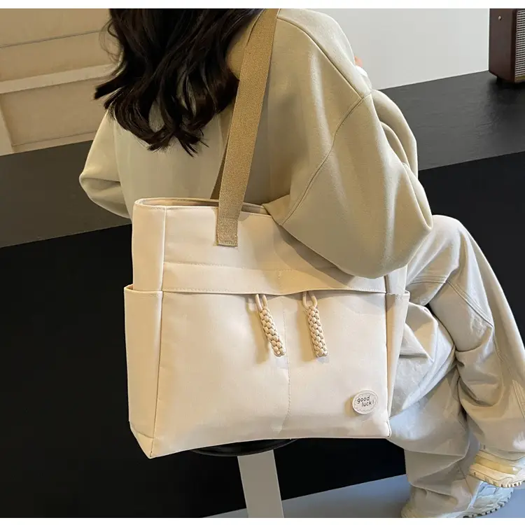 New Large Capacity Nylon Shoulder Bag for Business Travel Durable Ruiying Tote Bag Lightweight Women's Handbag — feature 100