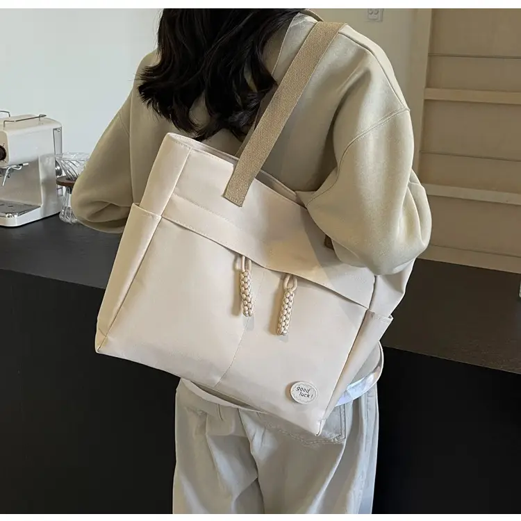 New Large Capacity Nylon Shoulder Bag for Business Travel Durable Ruiying Tote Bag Lightweight Women's Handbag — feature 102