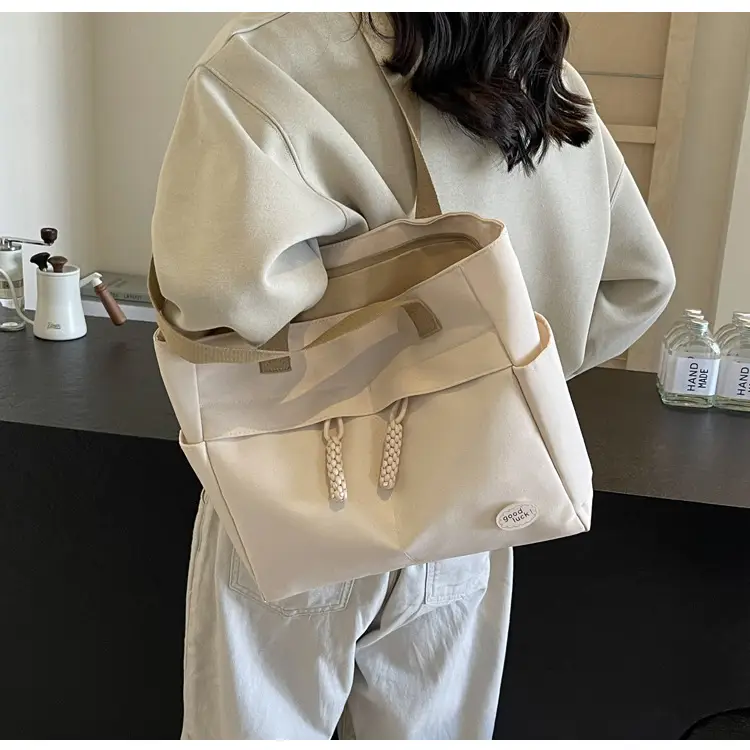 New Large Capacity Nylon Shoulder Bag for Business Travel Durable Ruiying Tote Bag Lightweight Women's Handbag — feature 107
