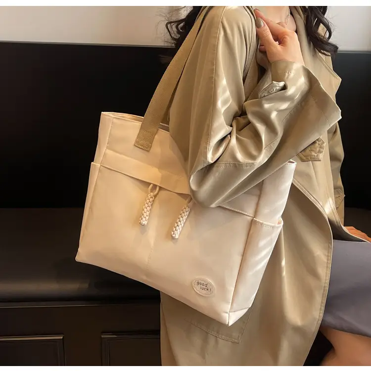 New Large Capacity Nylon Shoulder Bag for Business Travel Durable Ruiying Tote Bag Lightweight Women's Handbag — feature 113