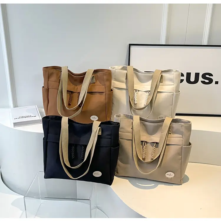 New Large Capacity Nylon Shoulder Bag for Business Travel Durable Ruiying Tote Bag Lightweight Women's Handbag — feature 15