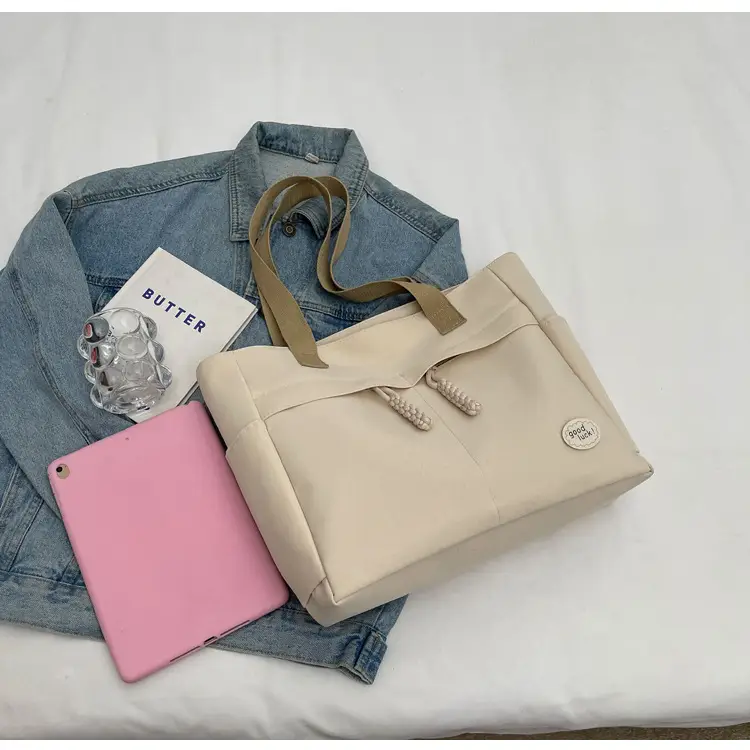 New Large Capacity Nylon Shoulder Bag for Business Travel Durable Ruiying Tote Bag Lightweight Women's Handbag — feature 28