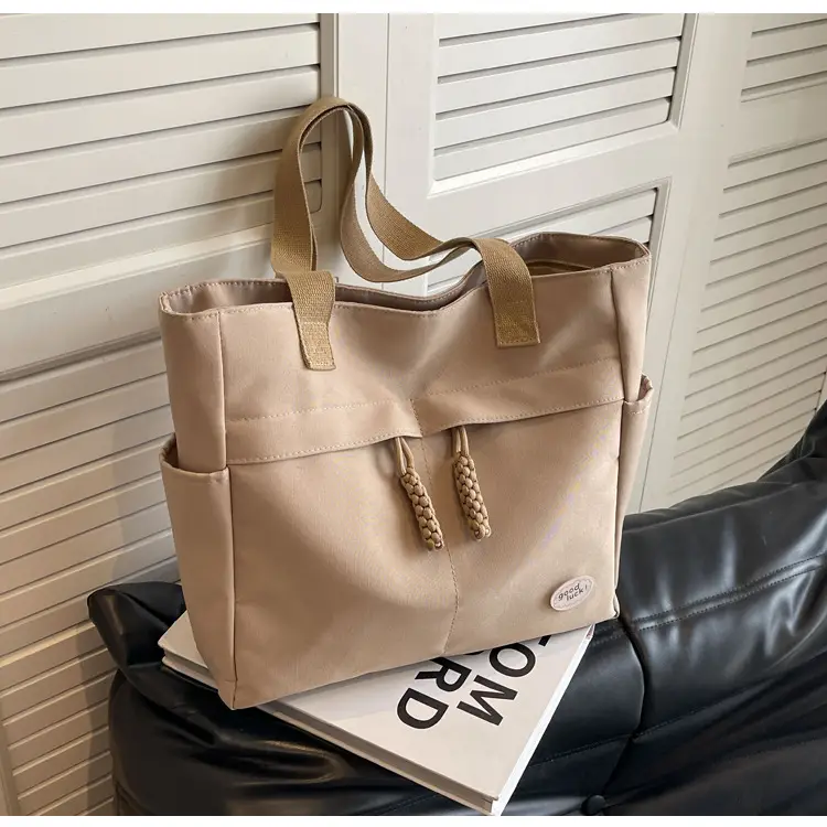 New Large Capacity Nylon Shoulder Bag for Business Travel Durable Ruiying Tote Bag Lightweight Women's Handbag — feature 35