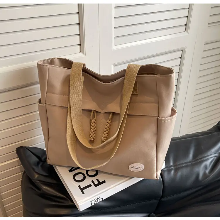 New Large Capacity Nylon Shoulder Bag for Business Travel Durable Ruiying Tote Bag Lightweight Women's Handbag — feature 36