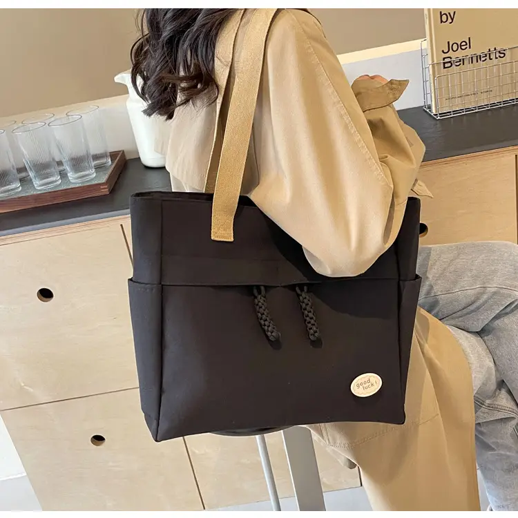 New Large Capacity Nylon Shoulder Bag for Business Travel Durable Ruiying Tote Bag Lightweight Women's Handbag — feature 44