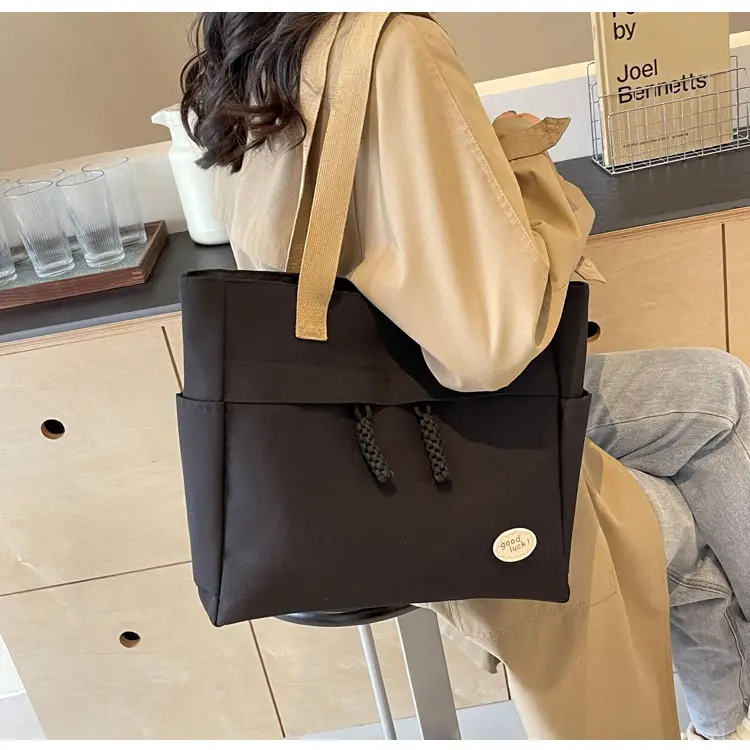 New Large Capacity Nylon Shoulder Bag for Business Travel Durable Ruiying Tote Bag Lightweight Women's Handbag — feature 45