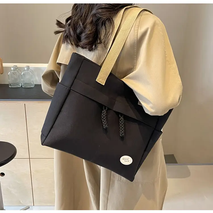New Large Capacity Nylon Shoulder Bag for Business Travel Durable Ruiying Tote Bag Lightweight Women's Handbag — feature 48