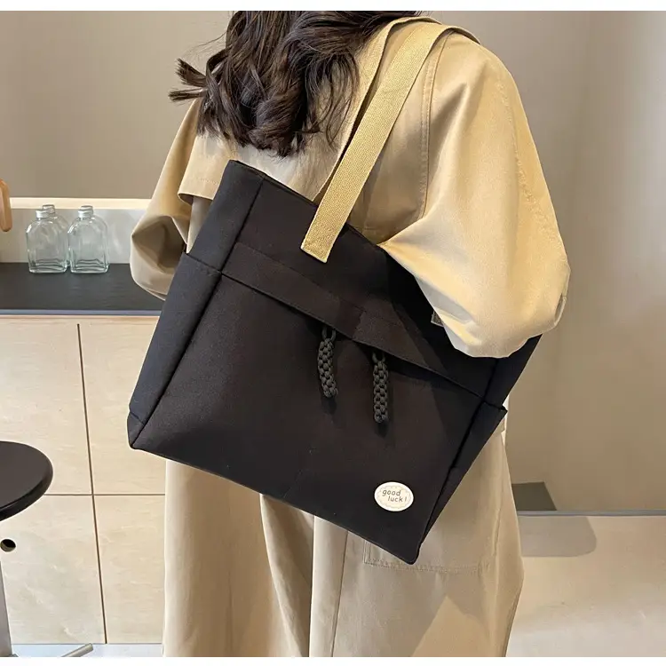 New Large Capacity Nylon Shoulder Bag for Business Travel Durable Ruiying Tote Bag Lightweight Women's Handbag — feature 49