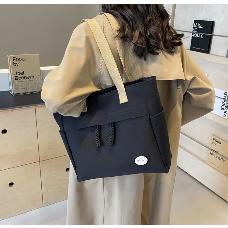 New Large Capacity Nylon Shoulder Bag for Business Travel Durable Ruiying Tote Bag Lightweight Women's Handbag — feature 52