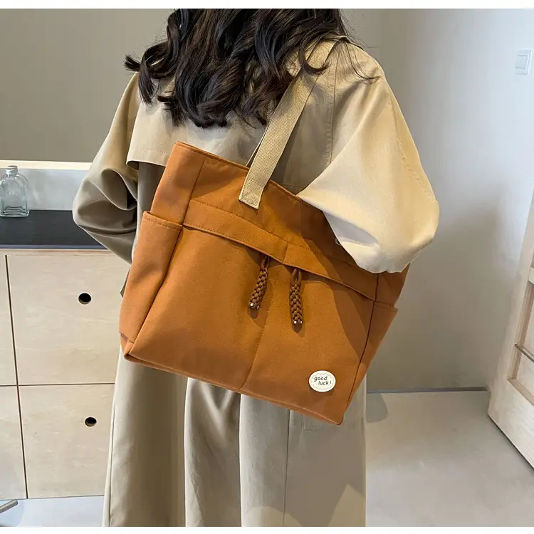 New Large Capacity Nylon Shoulder Bag for Business Travel Durable Ruiying Tote Bag Lightweight Women's Handbag — feature 54