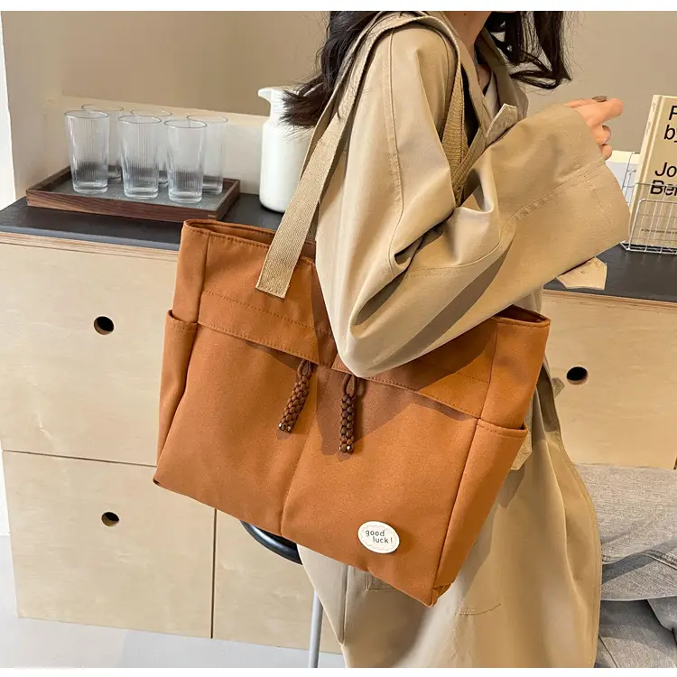 New Large Capacity Nylon Shoulder Bag for Business Travel Durable Ruiying Tote Bag Lightweight Women's Handbag — feature 55