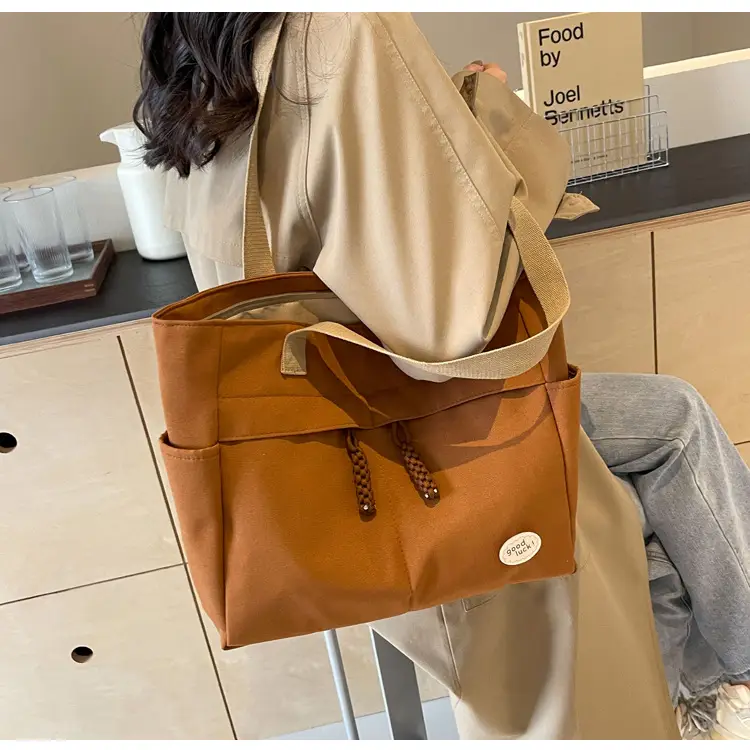 New Large Capacity Nylon Shoulder Bag for Business Travel Durable Ruiying Tote Bag Lightweight Women's Handbag — feature 57