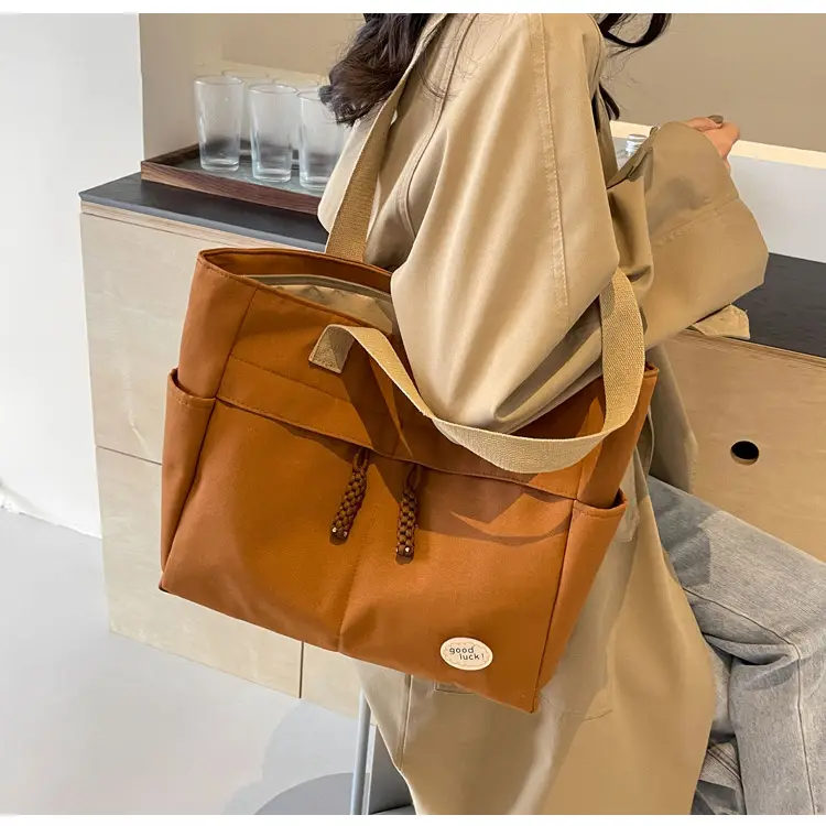 New Large Capacity Nylon Shoulder Bag for Business Travel Durable Ruiying Tote Bag Lightweight Women's Handbag — feature 58