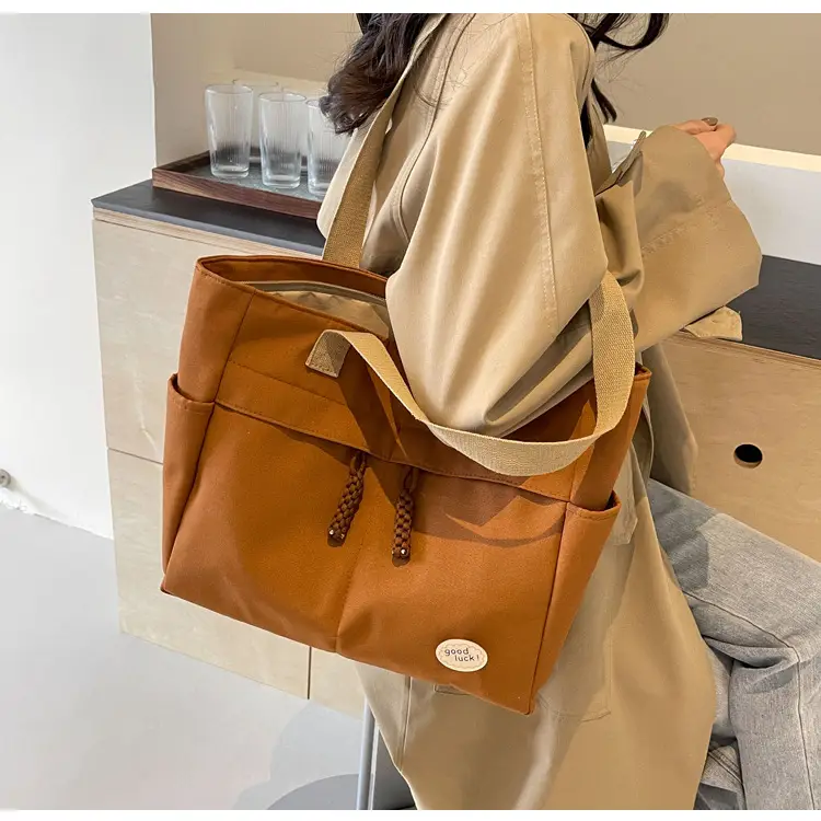 New Large Capacity Nylon Shoulder Bag for Business Travel Durable Ruiying Tote Bag Lightweight Women's Handbag — feature 59