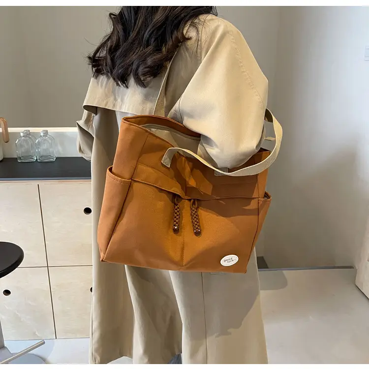 New Large Capacity Nylon Shoulder Bag for Business Travel Durable Ruiying Tote Bag Lightweight Women's Handbag — feature 60