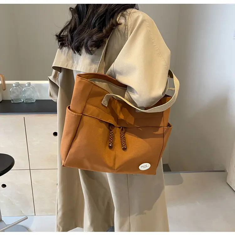 New Large Capacity Nylon Shoulder Bag for Business Travel Durable Ruiying Tote Bag Lightweight Women's Handbag — feature 61