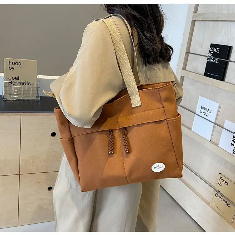 New Large Capacity Nylon Shoulder Bag for Business Travel Durable Ruiying Tote Bag Lightweight Women's Handbag — feature 62