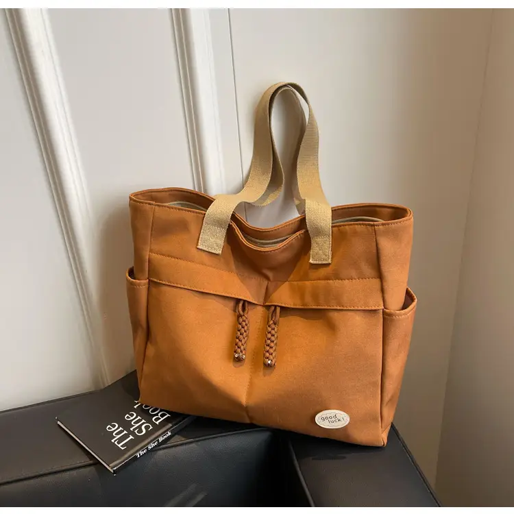 New Large Capacity Nylon Shoulder Bag for Business Travel Durable Ruiying Tote Bag Lightweight Women's Handbag — feature 65