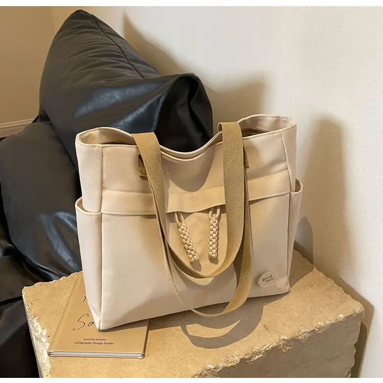 New Large Capacity Nylon Shoulder Bag for Business Travel Durable Ruiying Tote Bag Lightweight Women's Handbag — feature 67