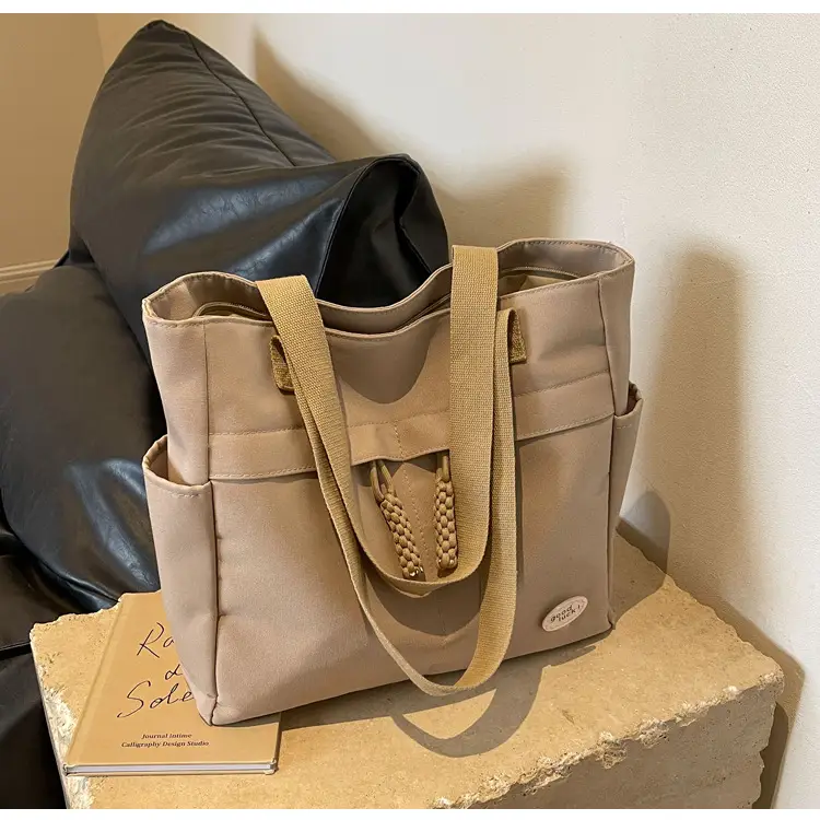 New Large Capacity Nylon Shoulder Bag for Business Travel Durable Ruiying Tote Bag Lightweight Women's Handbag — feature 69