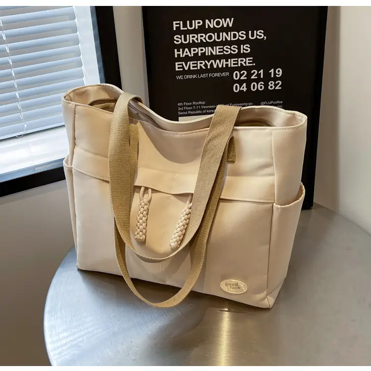 New Large Capacity Nylon Shoulder Bag for Business Travel Durable Ruiying Tote Bag Lightweight Women's Handbag — feature 72