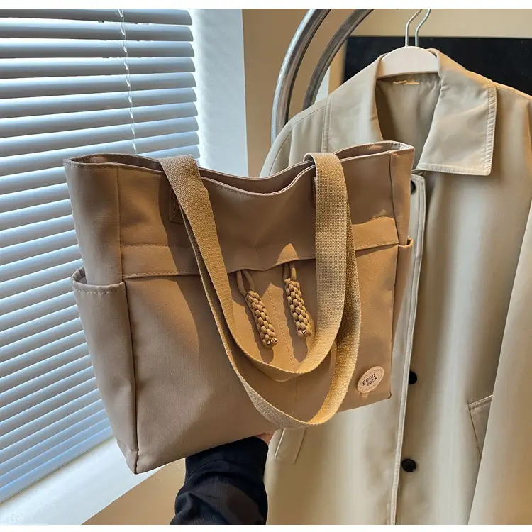 New Large Capacity Nylon Shoulder Bag for Business Travel Durable Ruiying Tote Bag Lightweight Women's Handbag — feature 75