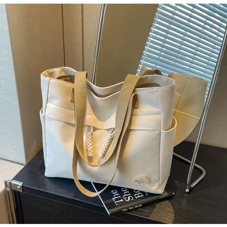 New Large Capacity Nylon Shoulder Bag for Business Travel Durable Ruiying Tote Bag Lightweight Women's Handbag — feature 80