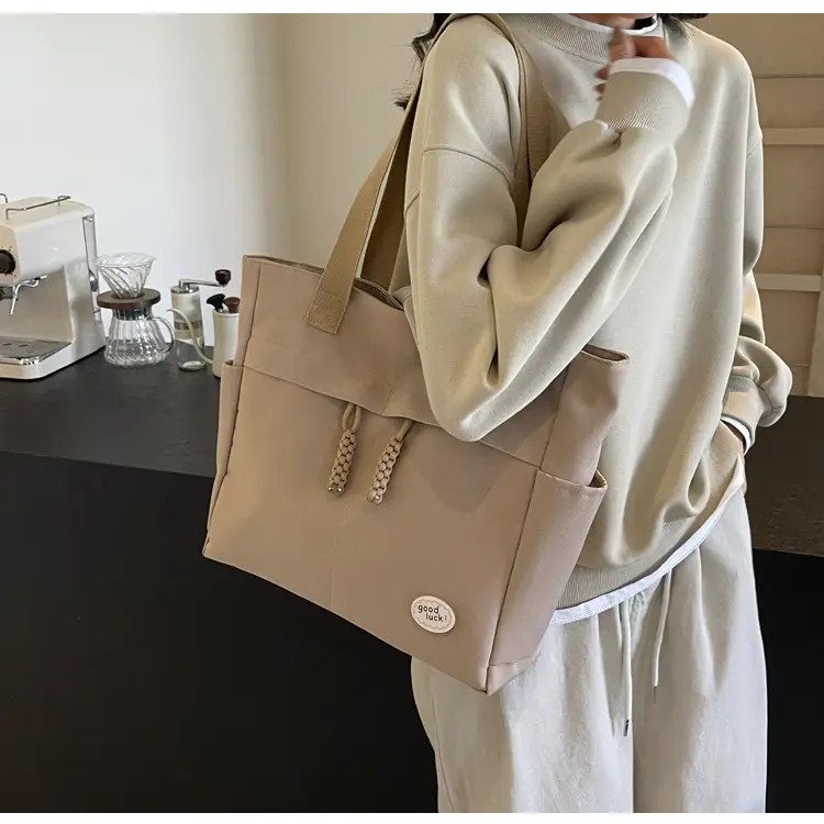 New Large Capacity Nylon Shoulder Bag for Business Travel Durable Ruiying Tote Bag Lightweight Women's Handbag — feature 83