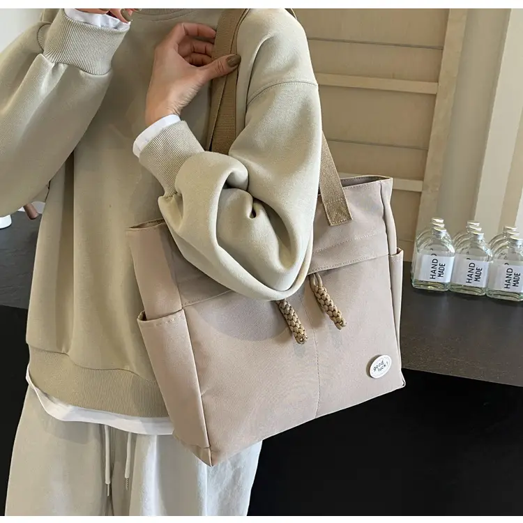 New Large Capacity Nylon Shoulder Bag for Business Travel Durable Ruiying Tote Bag Lightweight Women's Handbag — feature 84
