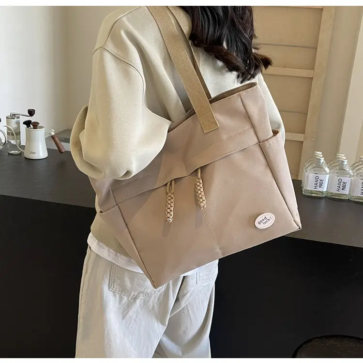 New Large Capacity Nylon Shoulder Bag for Business Travel Durable Ruiying Tote Bag Lightweight Women's Handbag — feature 86