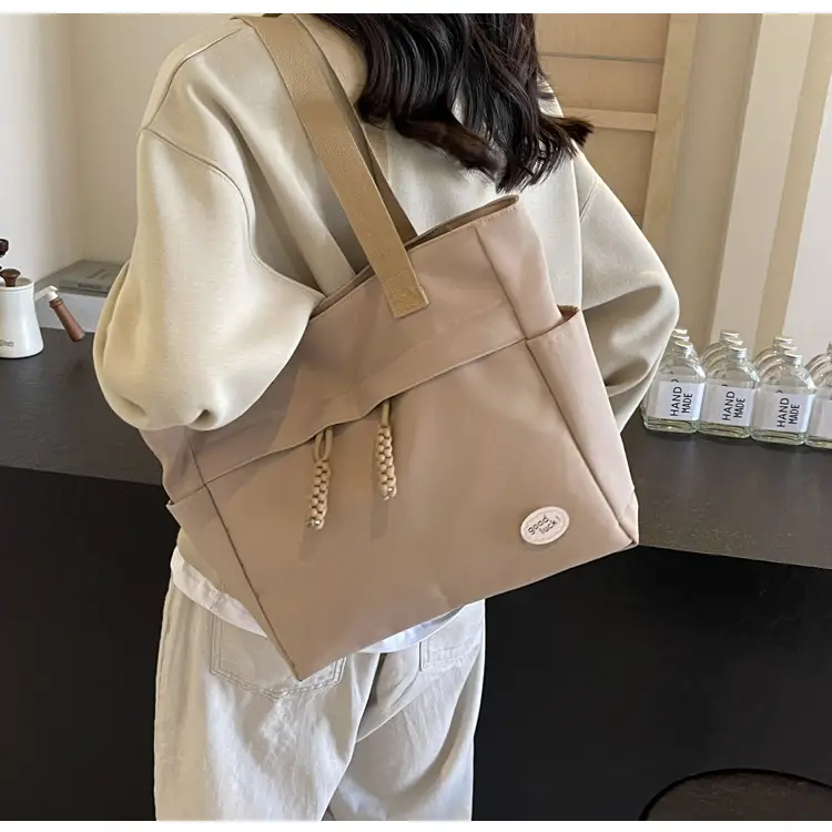 New Large Capacity Nylon Shoulder Bag for Business Travel Durable Ruiying Tote Bag Lightweight Women's Handbag — feature 87