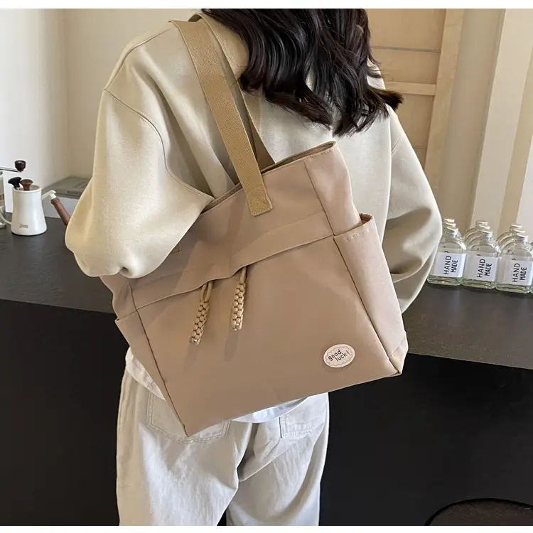 New Large Capacity Nylon Shoulder Bag for Business Travel Durable Ruiying Tote Bag Lightweight Women's Handbag — feature 88
