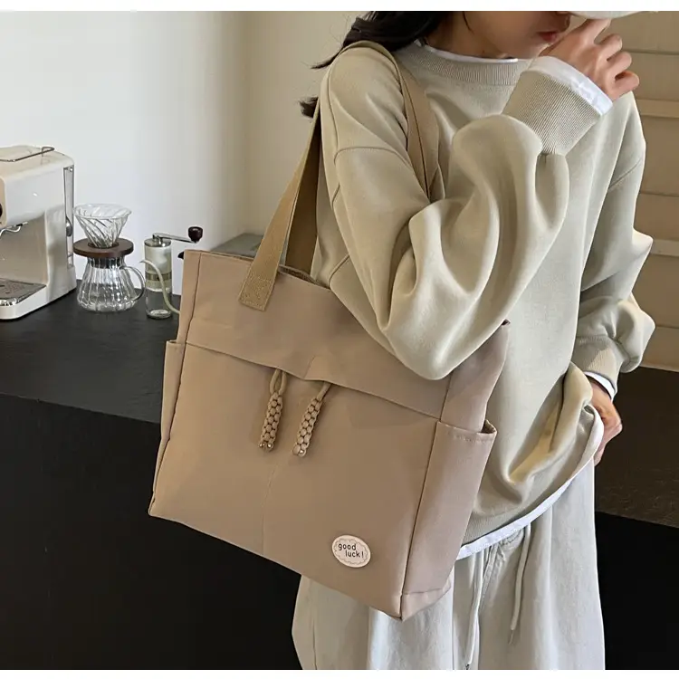 New Large Capacity Nylon Shoulder Bag for Business Travel Durable Ruiying Tote Bag Lightweight Women's Handbag — feature 91