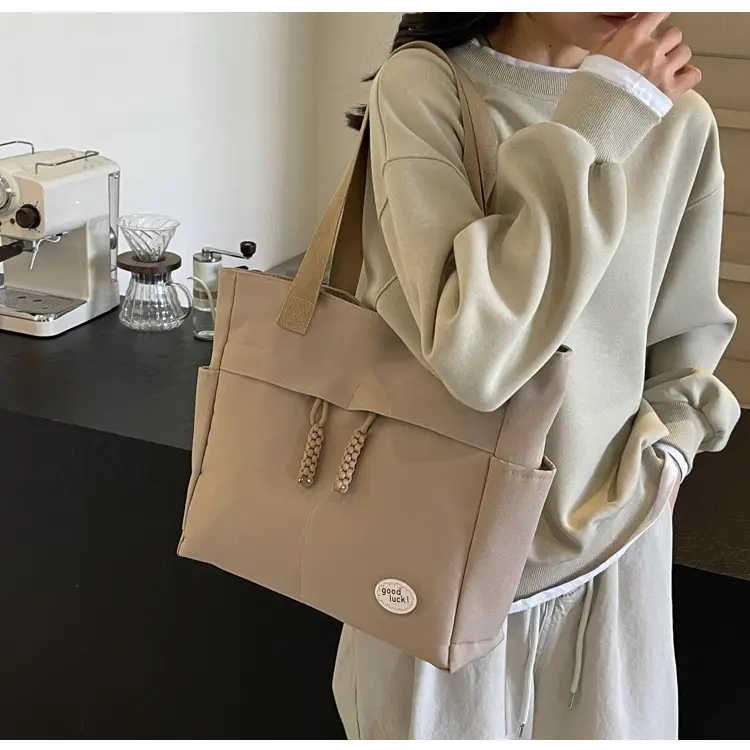 New Large Capacity Nylon Shoulder Bag for Business Travel Durable Ruiying Tote Bag Lightweight Women's Handbag — feature 92
