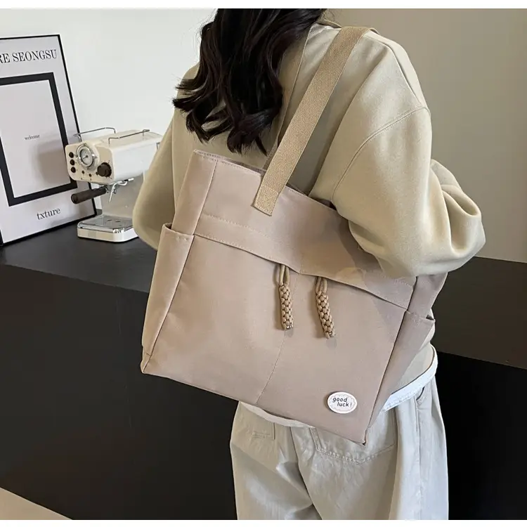 New Large Capacity Nylon Shoulder Bag for Business Travel Durable Ruiying Tote Bag Lightweight Women's Handbag — feature 93