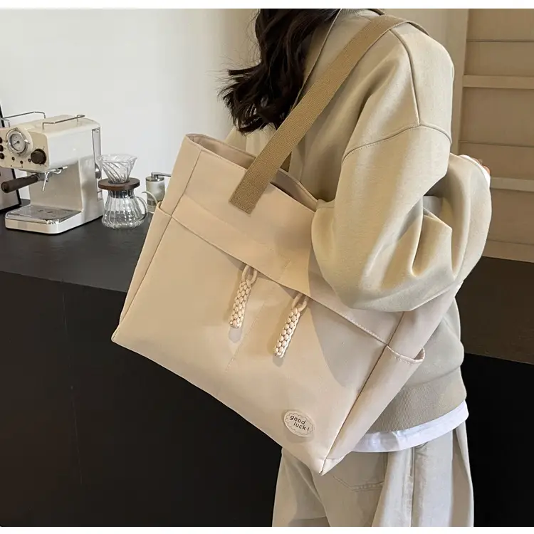 New Large Capacity Nylon Shoulder Bag for Business Travel Durable Ruiying Tote Bag Lightweight Women's Handbag — feature 95
