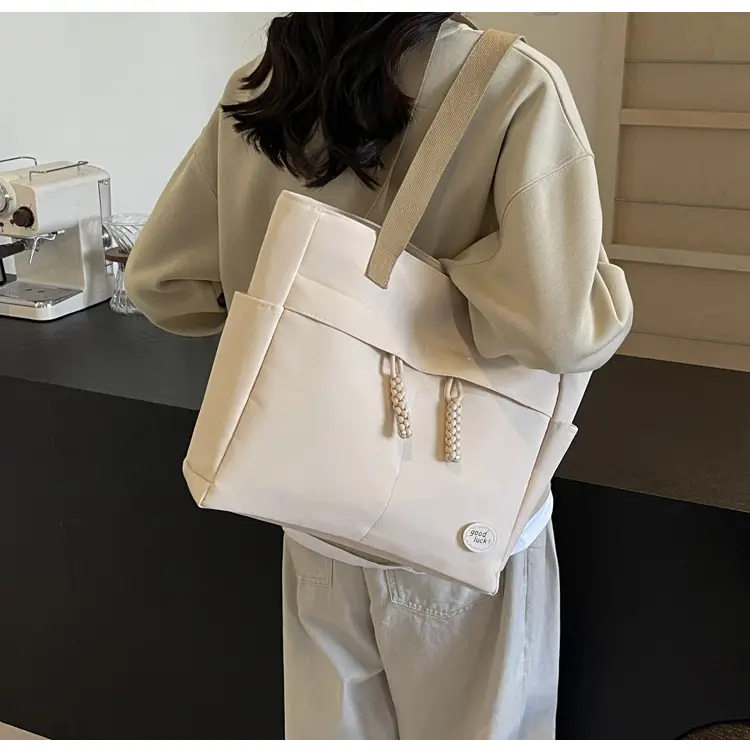 New Large Capacity Nylon Shoulder Bag for Business Travel Durable Ruiying Tote Bag Lightweight Women's Handbag — feature 97