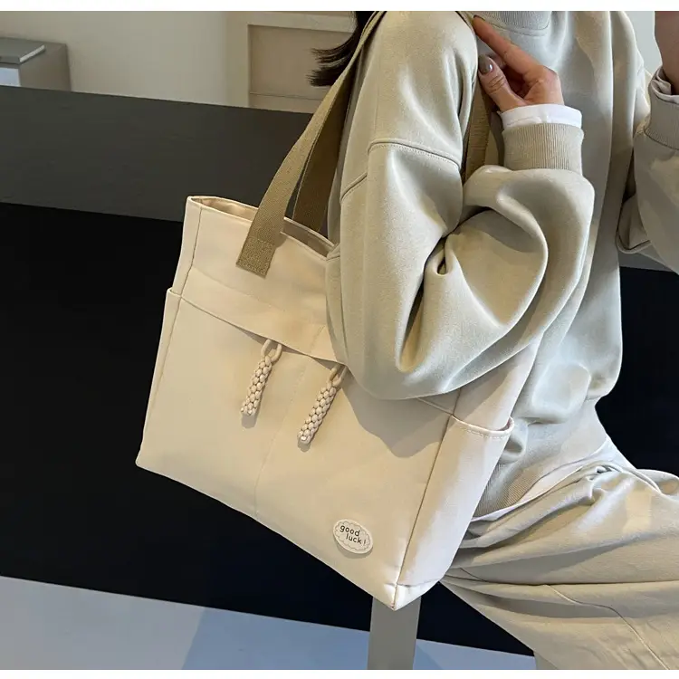 New Large Capacity Nylon Shoulder Bag for Business Travel Durable Ruiying Tote Bag Lightweight Women's Handbag — feature 99