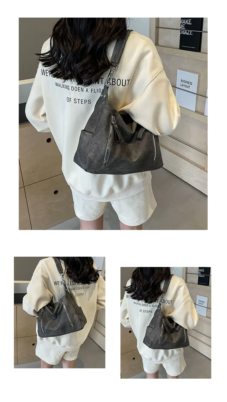 Grey Textured Crossbody Bag for Women 2023 — feature 11