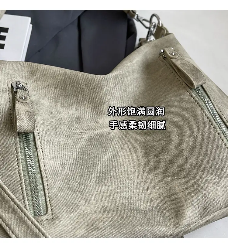 Grey Textured Crossbody Bag for Women 2023 — feature 4