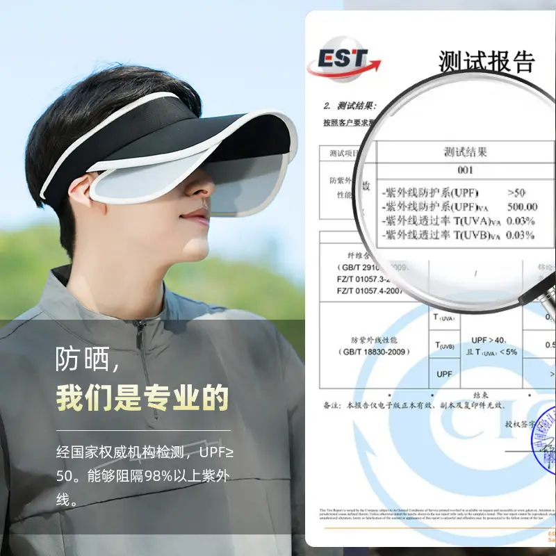 UV Protection Sunshade Cap for Men Outdoor Play - Image 4
