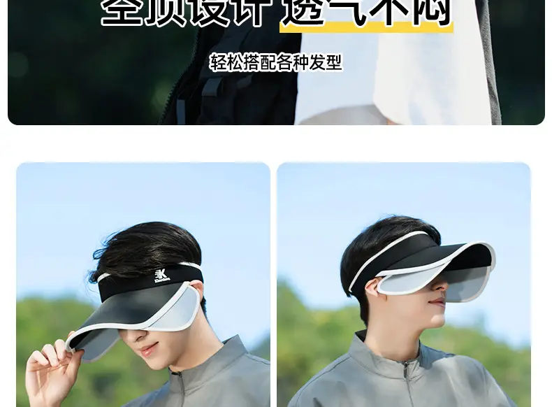 UV Protection Sunshade Cap for Men Outdoor Play — feature 13