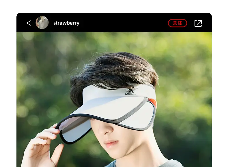 UV Protection Sunshade Cap for Men Outdoor Play — feature 4