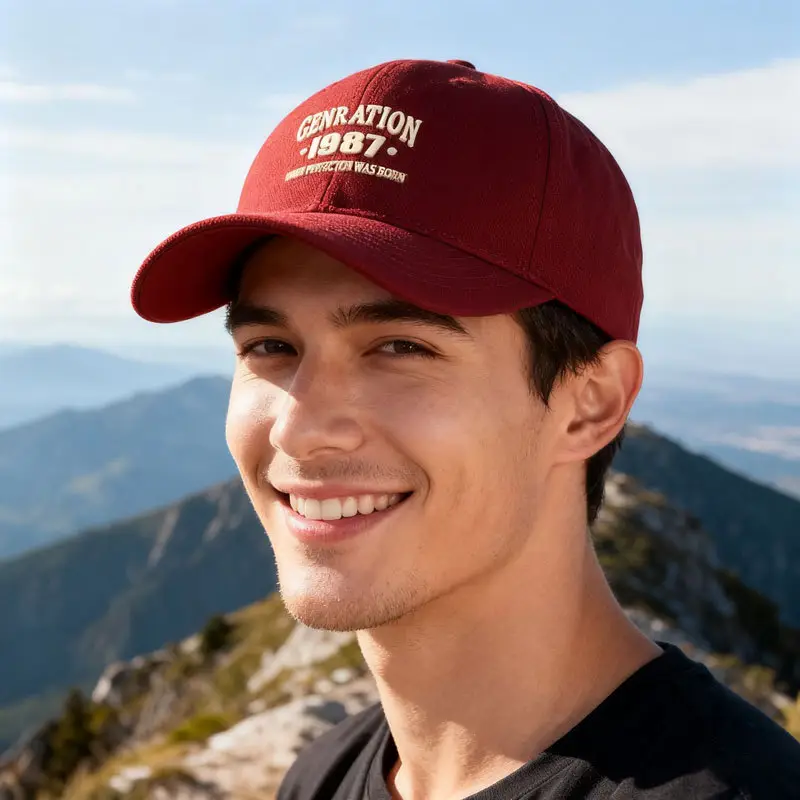 Men's 1987 Circomation Baseball Cap Brown 90kg - Image 5