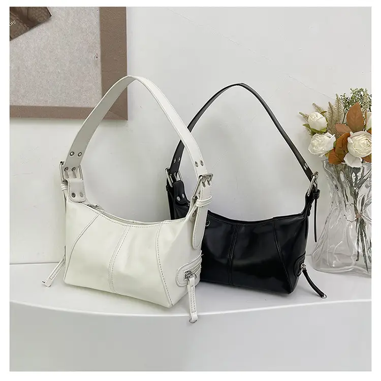 Black French Shoulder Bag for Women 2024 Spring — feature 22